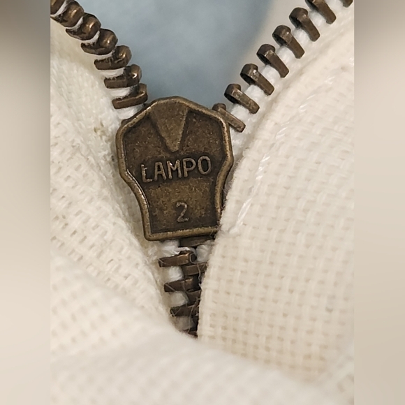 Burberry Prorsum Light Blue Linen & White Leather Large Tote - Picture 15 of 16